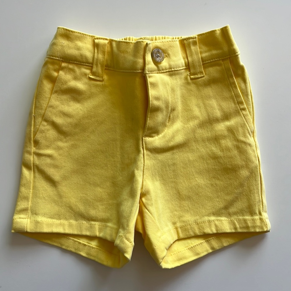 3-6 Month Boys Yellow Shorts by Janie & Jack, NWT.